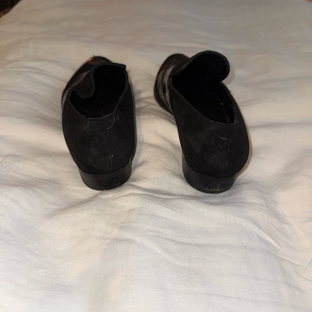 🖤🖤🖤ROBERT CLERGIE PARIS Black FLATS loafers 38 - Picture 9 of 10